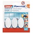 Tesa Tesa Powerstrips Hooks S Oval White Wit