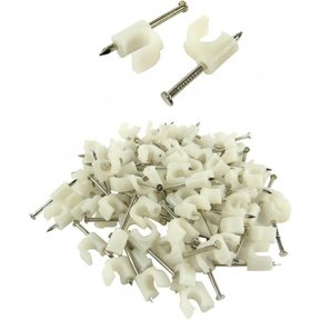Aexit nail clips white 4mm 100 pieces