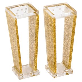 Waterdale Salt Shaker Trapezoid Gold Glitter - 2 pcs