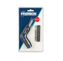Jeu de tournevis Premion avec poignée en T 21 pièces