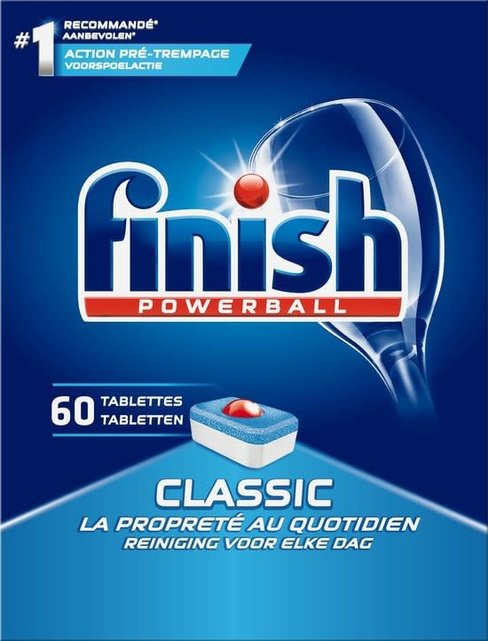 Finish Vaatwasser Classic Powerball - 60 tabletten