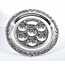 Ner Mitzvah Ner Mitzvah Seder Plate (Kaareh) Silver plated 30cm