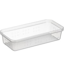 Sunware Square Pencil Basket Transparent 27 x 12,9 x 6 cm