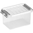 Sunware Sunware Q-Line Opbergbox 0,4l Transparant Metaal