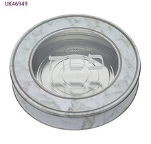 Art Tin Ronde Matzeh Doos 34 cm Marmer