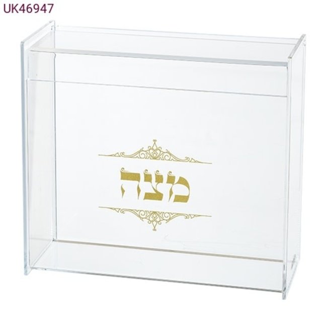Art Plexiglass Clear Stand for Matzah 23*21 cm
