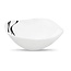 Brilliant La Opala Diva, Midnight Serving Bowl