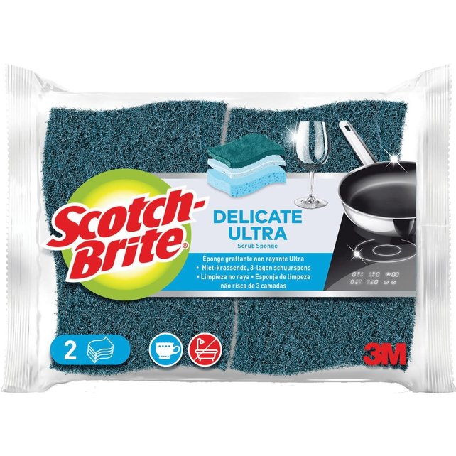 Scotch Brite Éponge à récurer confortable 2 pièces