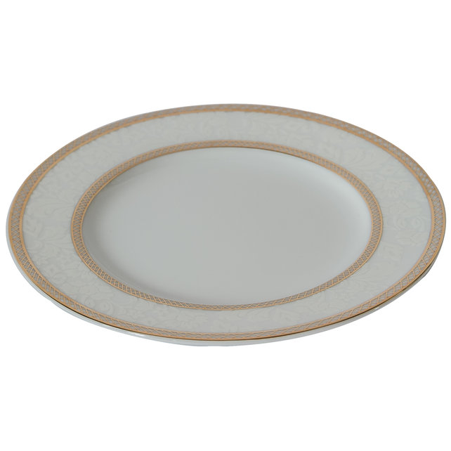 Brilliant Servies Assiette B&B en dentelle florale dorée P6