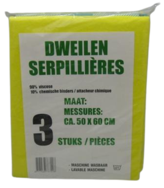 Viscosedweil voor Vloeren  x 3 Promo -  50 x 60 cm