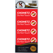 Chometz „Do Not Touch“-Aufkleber, 10 Stück