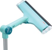 Essuie-glace Leifheit 3 ​​en 1 avec manche télescopique et bouton rotatif (110-190 cm) - largeur de balayage 32 cm - système clic