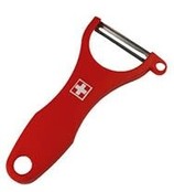 Kisag Schweizer Gemüseschäler – Flexibel & Scharf, Edelstahlklinge, 14 cm