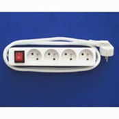 Bloc de câble 4 câbles 3M + interrupteur