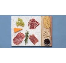 Typhoon Elements serving board made of acacia wood and terrazzo