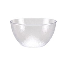 Kingzak 60  oz  Pebbled  Bowl  -  Clear