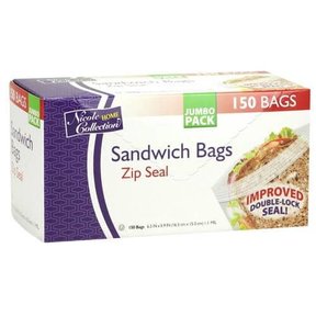Zip Seal Sandwich Bag 150 Pcs