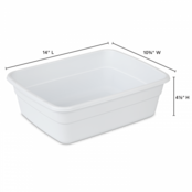 Plat-Rect-8qt-Blanc