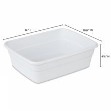 Plat-Rect-8qt-Blanc
