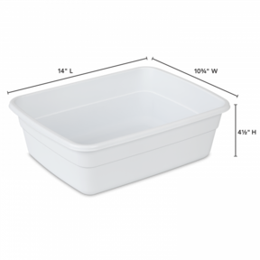 Plat-Rect-8qt-Blanc