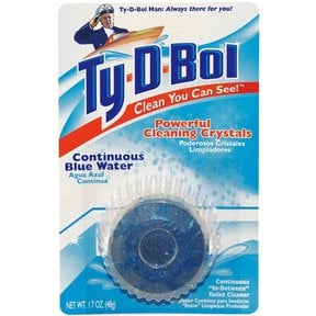 Ty-d-bol Nettoyant automatique pour cuvette de toilette à eau bleue continue