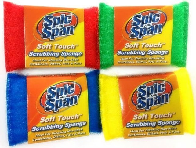 Éponge à récurer Spic & Span Soft Touch