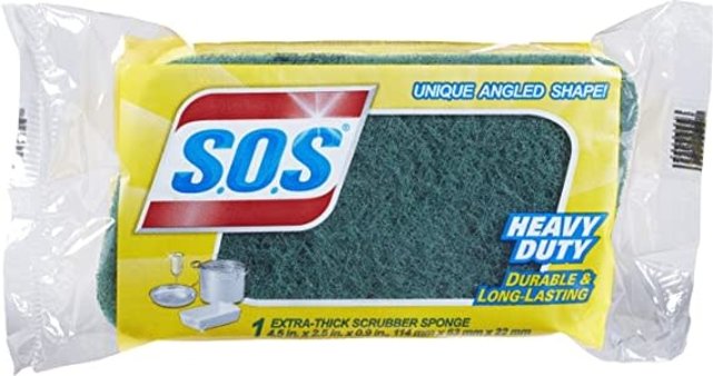 SOS Scrubber Spons - Extra Dik - All-Surface Scrub Sponge