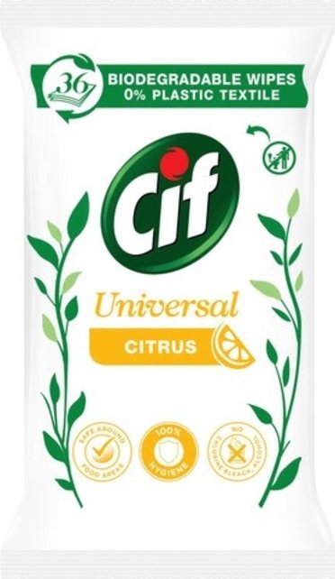 Cif Reinigungstücher Universal Citrus 36 Wipes