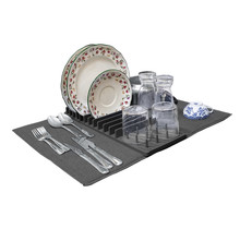 Afdruipmat Microvezel - 43x60cm + Rekje