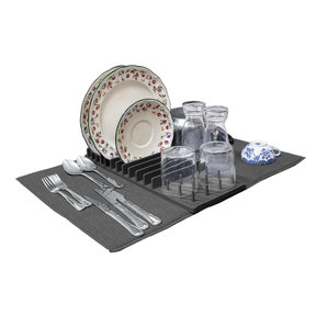 Afdruipmat Microvezel - 43x60cm + Rekje