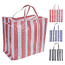 Jumbo Bag Striped 550x260x10mm Storage Bag Shopping X12