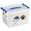 Sunware Sunware Sewing box with Tray 22L White Blue - 40 x 30 x 26 cm -Q-line