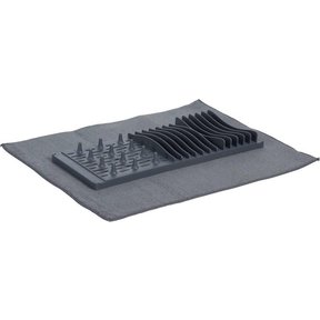 Égouttoir avec tapis d'égouttement 2 pcs