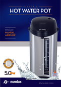 Eurolux Electric Kettle Hot Water with Pump - 5L