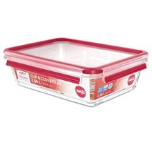 Emsa CLIP & CLOSE Glas-Frischhaltedose 2,0 Litre