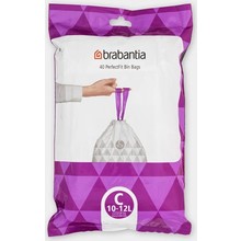 PerfectFit Vuilniszakken Code C (10-12liter), 40 zakken
