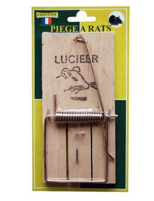 Rat Mat with Wooden Base 9 x 17 cm - Lucifer
