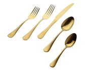 Salem Besteckset Mattgold 20-teilig, 4 Portionen