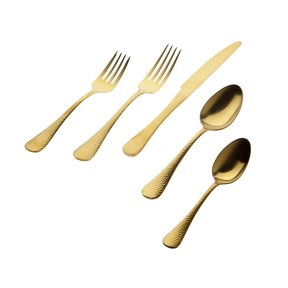 Salem Cutlery Set Matte Gold 20pcs