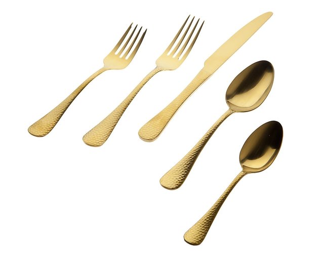 Salem Besteckset Mattgold 20-teilig, 4 Portionen
