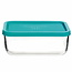 Bormioli Glas Transparant Opbergdoos 3.7L - Rechthoekig - 26x21cm