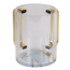 Schonfeld Collection Acrylic Washing cup White And Gold Marble