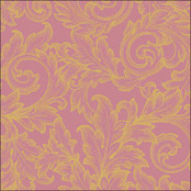 Ambiente Servietten Barock Gold/Rose