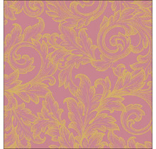 Serviettes Ambiente Baroque Or/Rose