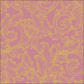 Ambiente Servietten Barock Gold/Rose