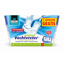 Bison Original Feuchtigkeitsabsorbergerät 900 g + 2 Ultra-Magnete