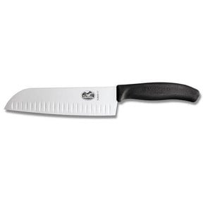 Swiss Classic Santoku Knife, Fluted Edge