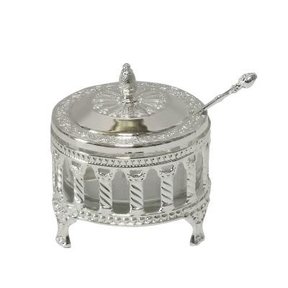 Silver Plated Honey Dish