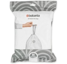 Brabantia Perfect Fit Bags, Code H, 50-60 litre, 40 Bags