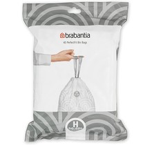 Brabantia PerfectFit Afvalzakken Code H (50-60 liter), 40 zakken